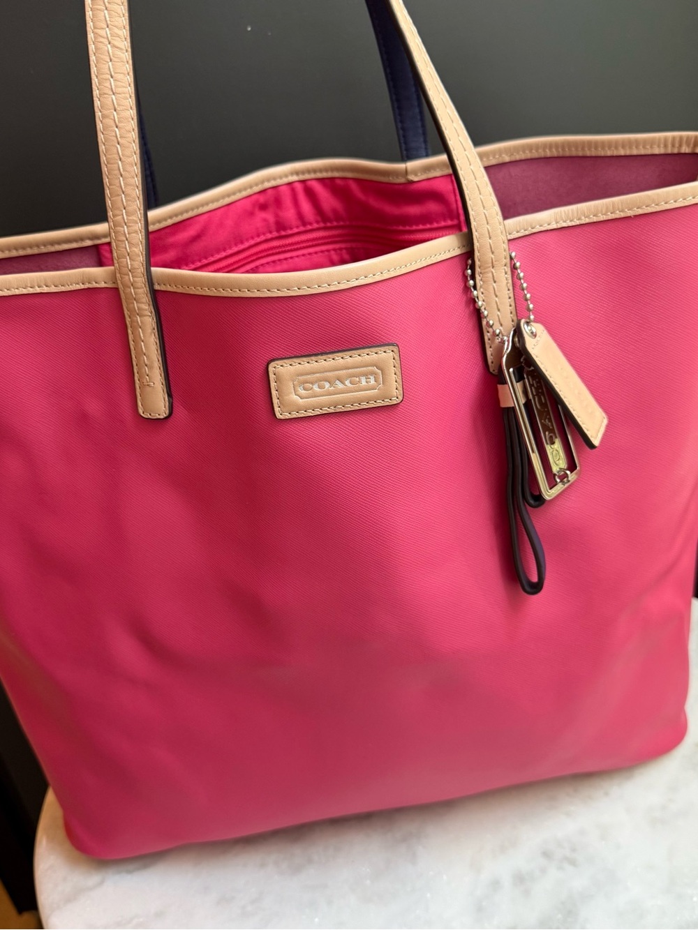Coach Park Metro Genuine Leather Style F24341
Colorway: Pomegranate Pink